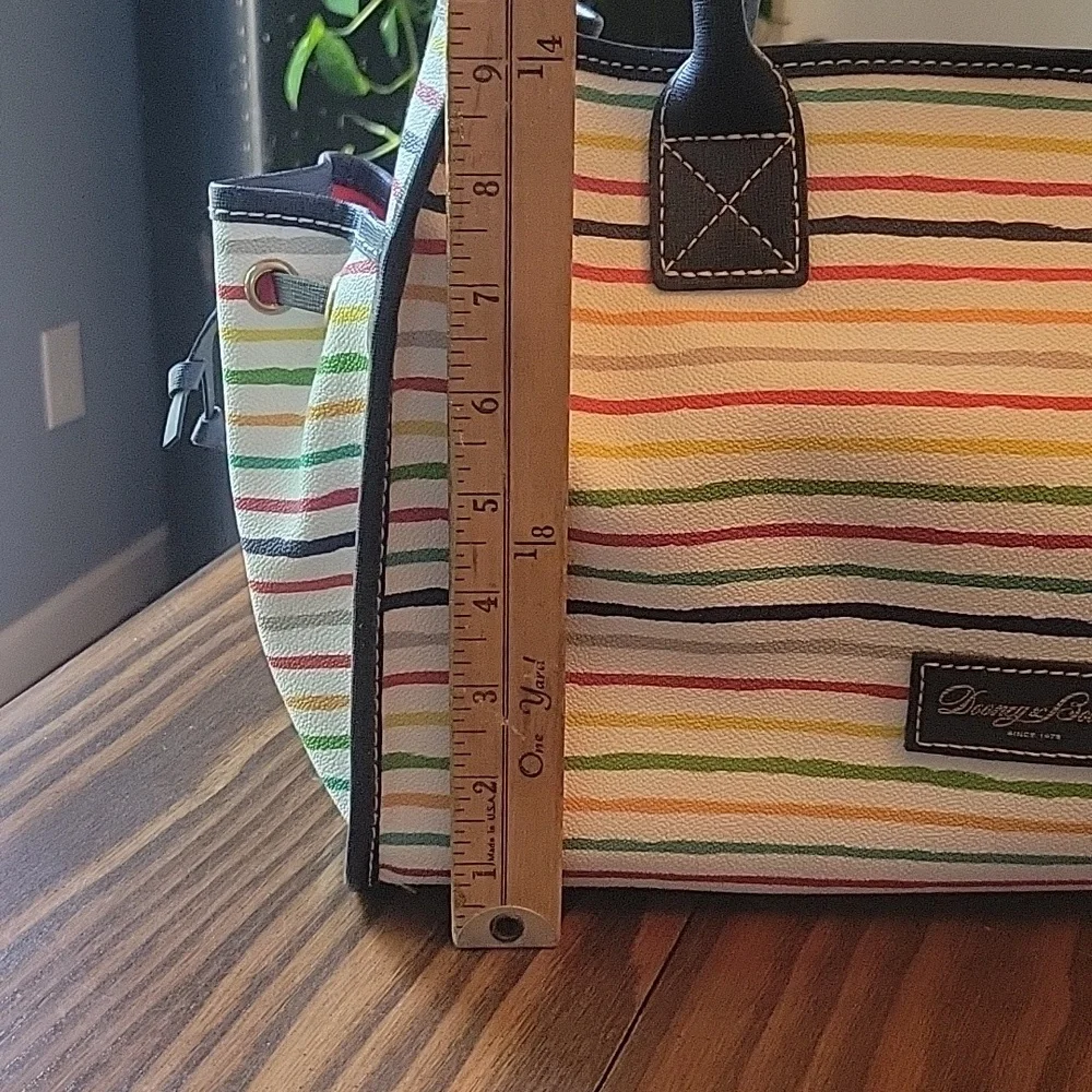 DOONEY & BOURKE Multi-Color Striped Small Tote